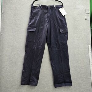 Steelguard Men Pants 34 Blue FR Flame Resistant Cargo Ultrasoft CAT 2 READ